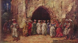 Oriental Scene — Adolphe Joseph Thomas Monticelli