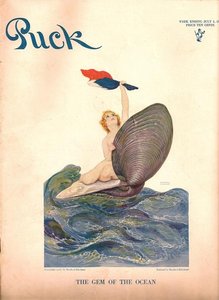 The Gem Of The Ocean, Puck Magazine — Raphael Kirchner