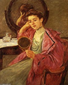 Antoinette At Her Dresser — Mary Stevenson Cassatt