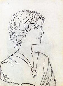Portrait Of Olga — Pablo Picasso, Cubist Portrait