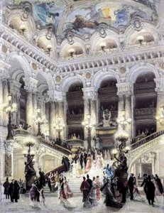 The staircase of the Opera Garnier