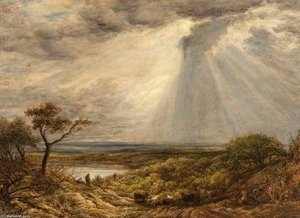 Downward Rays — John Linnell