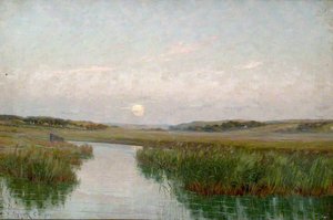 Moonrise On The Old Canal, Bude, Cornwall — Byron Cooper