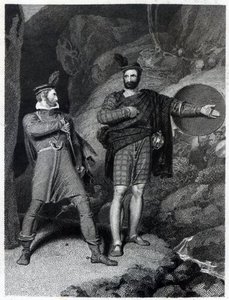 Roderick Dhu And A Clansman — Richard Westall