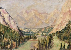 A River Valley In The Dolomites — Winston Spencer Churchill