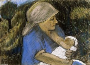 Mother With His Child — István Nagy