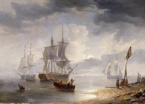 At Anchor — John Wilson Carmichael