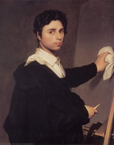Self-portrait — Jean-auguste-dominique Ingres, Neo-classical Precision