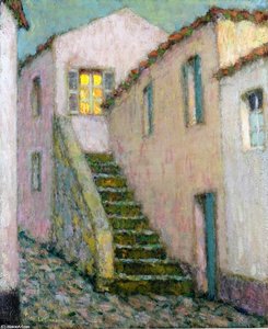 Staircase — Henri Le Sidaner