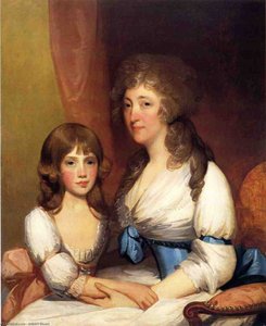 Mrs. Samuel Dick And Daughter Charlotte Anna — Gilbert Stuart