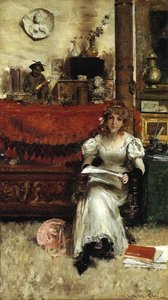 In The Studio — William Merritt Chase, Impressionism