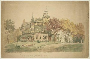 West View Of ''waldheim,'' Residence Of W. H. Webb — Jasper Francis Cropsey