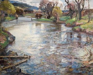 A Cornish Stream — Samuel John Lamorna Birch