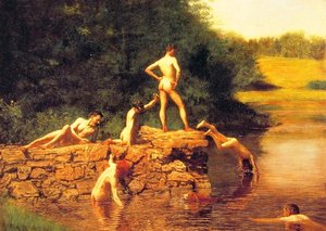 The Swimming Hole — Thomas Eakins, Realism