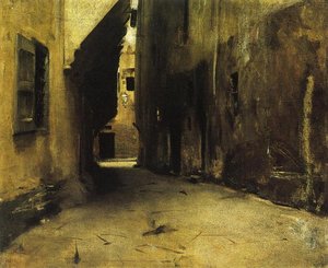 A Street In Venice 1 — John Singer Sargent