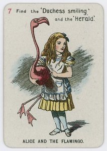 Alice And The Flamingo — Sir John Tenniel