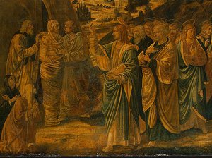 The Raising Of Lazarus (detail) — Benozzo Gozzoli