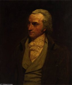 Portrait Of A Gentleman, Half-length, In A Brown Coat And Grey Waistcoat — George Romney