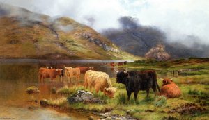 A Quiet Morning, A Rossshire Loch — Louis Bosworth Hurt