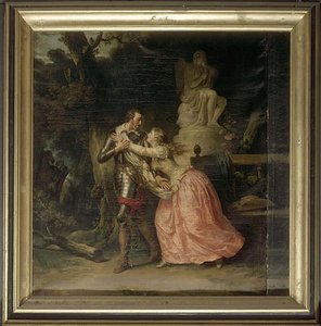 HENRI IV QUITTE GABRIELLE D'ESTREES