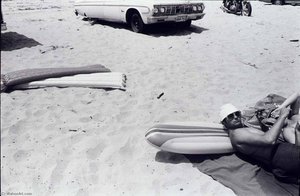 Untitled (beach Raft And Car) — Paul Hester