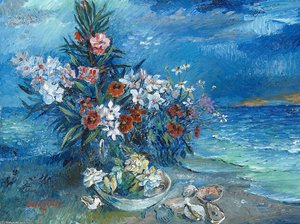 Flowers By The Sea — David Davidovich Burliuk