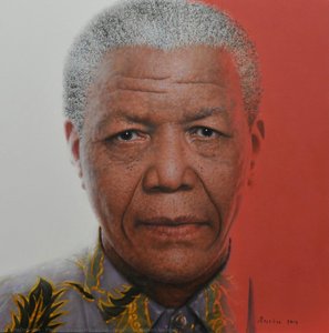 Portrait of Nelson Mandela