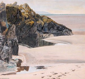 On Barmouth Sands — Frederick William Hayes