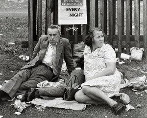 Family at Durham Miners Gala, Durham