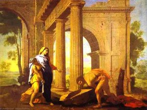 Theseus Finding His Father's Arms — Nicolas Poussin