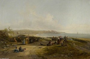 Cullercoats From Tynemouth — John Wilson Carmichael