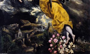 The Virgin Of The Immaculate Conception (detail) — El Greco
