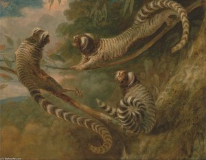 A Marmoset In Three Attitudes — George Garrard