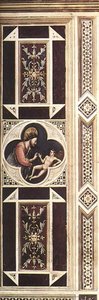 Schöpfung Adams (auf Dem Zierband) — Giotto Di Bondone, Frührenaissance