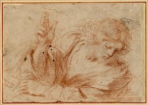 A Study Of Christ — Guercino, Baroque