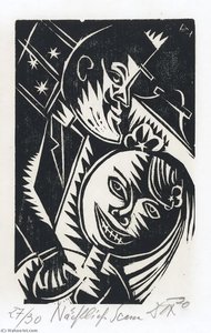 Man And Woman (nocturnal Scene) — Otto Dix