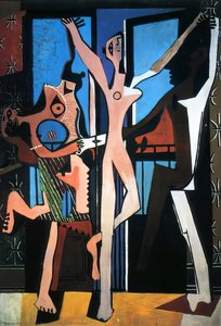 The Three Dancers — Pablo Picasso, Cubism