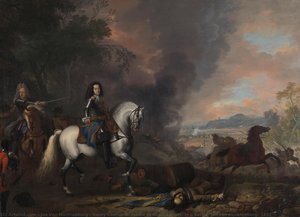 Henry Casimir II, Prince of Nassau-Dietz, in a Battle, Jan van Huchtenburg, 1692