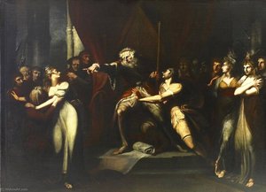 King Lear Banishing Cordelia — Johann Heinrich Füssli