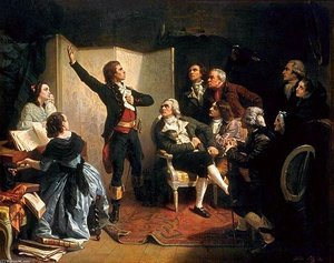 Rouget de L'Isle Singing La Marseillaise
