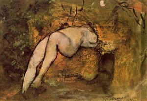Nude Study — Ignacio Pinazo Camarlench