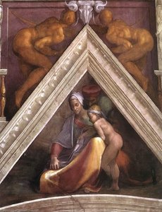 Ancestors Of Christ: Figures (15) — Michelangelo Buonarroti, Renaissance