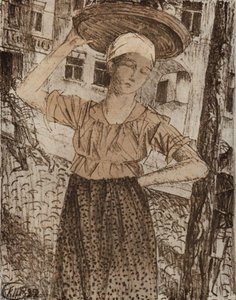 Raznoschitsa — Kuzma Petrov-vodkin, Contemporary Realism