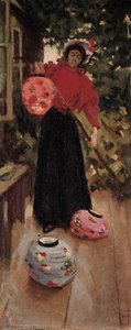 Study For 'the Paper Lanterns' — Konstantin Alexeievitch Korovin