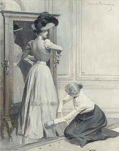 The Finishing Touches — François Flameng
