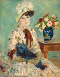 Mlle Charlotte Berthier — Pierre-auguste Renoir, Impressionist Portrait