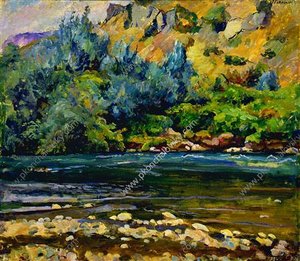 Bank Of Agarvi — Pyotr Konchalovsky, Fauvism