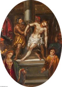 The Flagellation, with Saint Catherine and Saint Stephen