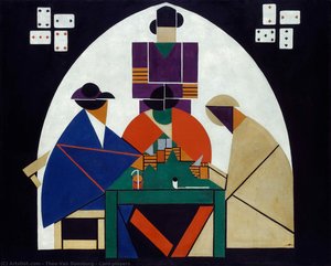 Card Players — Theo Van Doesburg, Neoplasticism / De Stijl