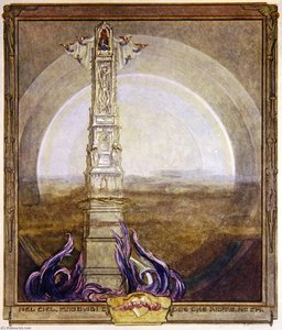 Illustration From Dante's 'divine Comedy', Paradise, Canto I — Franz Von Bayros